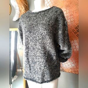 Zara NWOT Acrylic and Alpaca Blend Marled Sweater
